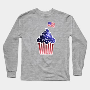 American Cupcake Long Sleeve T-Shirt